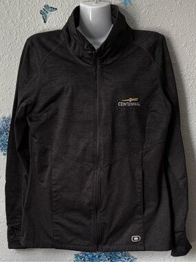 Centennial Embroidered Full-Zip Jacket - Black